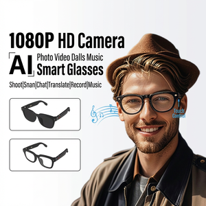 Lentes Inteligentes V03 con IA, Anti-luz Azul, Anti-UV, Cámara 1080P, WIFI, Control Táctil, IP56 Impermeables, Traducción en Tiempo Real, ChatGPT - Product Image 1
