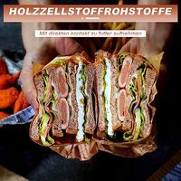Papier ciré imprimé personnalisé papier d'emballage sandwich anti-graisse