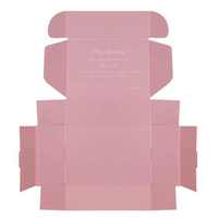 Nueva Caja de Regalo de Papel Corrugado Rosa Personalizada Modelo PBX70 para Envíos y Diseño de Empaques