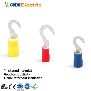 Cnxi biểu tượng tùy chỉnh HV Báo Chí lạnh PVC cách điện ô tô Dây điện thiết bị đầu cuối đóng hộp T2 Đồng Lug lưỡi nối móc - Product Image 1