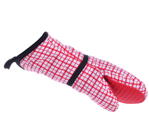 Guantes de Cocina Extra Gruesos de Algodón, Resistentes al Calor, 31*14cm, Diseño Tejido Moderno para Cocinar y Hornear - Product Image 5