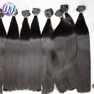 Extensions de <span class=keywords><strong>Cheveux</strong></span> Humains Vierges Vietnamiens Bruts, Lisses Comme des Baguettes, 300g, Cuticules Alignées, <span class=keywords><strong>Cheveux</strong></span> de Bébé Fins du Vietnam - Product Image 2
