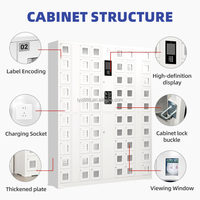Casier de recharge pour smartphone Xinju OEM avec API |   Station de recharge rapide en libre-service |   Armoire de rangement électronique personnalisée pour téléphones portables