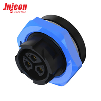 Connecteur étanche IP67 M19 3 broches mâle/femelle 20A 300V à verrouillage par pression pour alimentation d'éclairage horticole