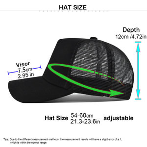 Topi Baseball 5 Panel Warna Solid, Atasan Keras, Dapat Disesuaikan, Bahan Jaring Bernapas, Iklan, Personalisasi, Pinggiran Melengkung, Pelindung Matahari - Product Image 4