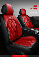 Fundas de Asiento de Coche de Cuero Ventiladas para Todas las Estaciones, Ajuste Universal para Civic y Golf, 16 Piezas, Pedido Personalizado, Precio Directo de Fábrica