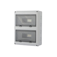 Boîte de distribution d'énergie 24way IP65 355*275*115mm Type affleurant 24 voies POLE MCB Boîte de distribution de jonction
