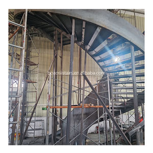 Luxus moderne Kunst Stil gebogene Treppen kunden spezifisches Design für Wohnung von China Hersteller - Product Image 3