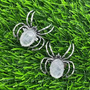 Escultura de Araña de Piedra Natural, Artículos Decorativos de Cristal Curativo, Aleación de Gemas, para Regalo - Product Image 4