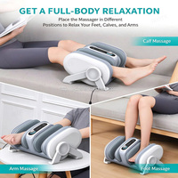 Masseur multifonction pour pieds et jambes, pression par airbag, compression, shiatsu, pétrissage profond, vibration, chauffage, masseur pour mollets, pour usage domestique