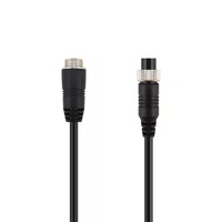 Câble de connecteur mâle M12 8pin, câble industriel en PVC cuivre
