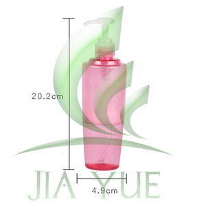 Hengshui Jia Yue 300Ml Pet Cosmetic Bottle Pump <b>Dispenser</b> For <b>Shampoo</b> Shower Gel Lotion Travel Size - Product Image 5