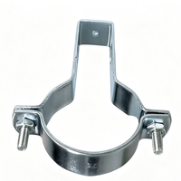 Collier de serrage métrique en acier au carbone zingué de haute qualité, en forme de poire, robuste, avec boucle de suspension, personnalisable, OEM, directement de l'usine