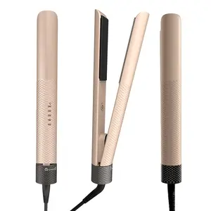 Good Quality Professional Adjustable Temperature 2 In 1 Hair Straightener And Curler For Household PTC Heating Hair Iron