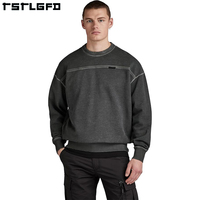 Sudadera Oem con capucha contrato personalizado Stitch ácido lavado Vintage sudadera suelta suéter peso pesado 400GSM sudadera hombres