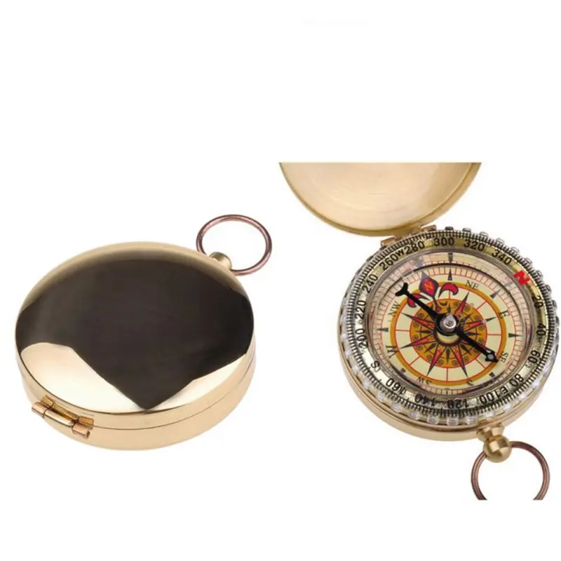 Оригинальные изысканные карманные часы G50 с компасом, изысканные многофункциональные альпинистские Ретро часы с компасом