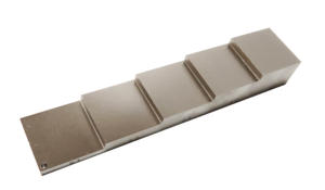 Vernickelter Ultraschall kalibrierung <span class=keywords><strong>block</strong></span> 5-Stufen-UT-Testblock 1018 Stahl 0,1, 0,2, 0,3, 0,4, 0,5 Zoll pro ASTM E797 - Product Image 2