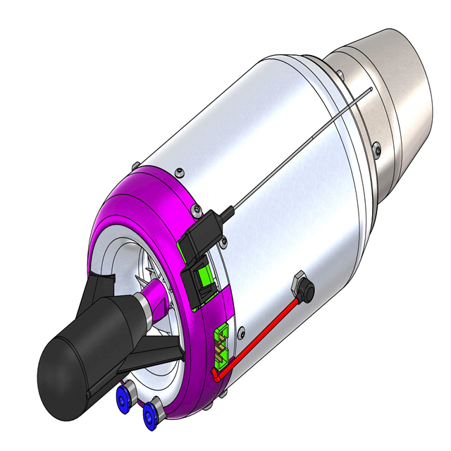 JetCat ドイツ製 RCジェット機 P60-SE, 6kgターボエンジン搭載