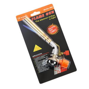 Antorcha de Gas portátil, pistola de llama de soldadura de butano, tubo de latón, soplete para acampar al aire libre, soplete de soldadura de Gas piezoeléctrico para acampar - Product Image 1