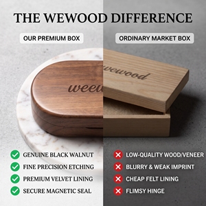Caja de Joyería de Madera Grabada Personalizada – Recuerdo con Nombre y Flor de Nacimiento - Product Image 4