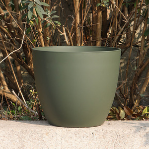 Fornitura Diretta dalla Fabbrica di Vasi per Fiori in Stile Nordico, Fioriere <span class=keywords><strong>da</strong></span> Terra Rotonde di Grande Diametro Minimaliste per Pachira Macrocarpa e <span class=keywords><strong>Rose</strong></span> - Product Image 4