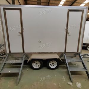 Toilettes mobiles de luxe et salle de douche WC, remorque sanitaire portable - Product Image 3