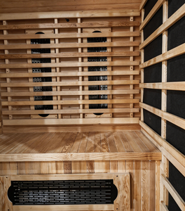 Cabines de sauna infrarouge à spectre complet avec panneau de luminothérapie rouge, personnalisables pour 1 à 2 personnes, pour usage domestique, <span class=keywords><strong>spa</strong></span> et bien-être - Product Image 6