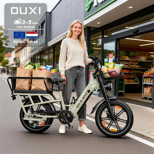Vélo <span class=keywords><strong>cargo</strong></span> électrique multifonctionnel OUXI Q10 avec repose-pieds et marchepieds, accessoire compatible pour le transport d'animaux - Product Image 1