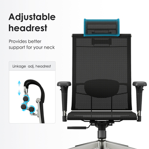 Thiết kế mới hiện đại đầy đủ lưới Ghế văn phòng thoải mái Ergonomic họp ghế điều hành cho bán buôn cao cấp sillas de oficina - Product Image 4