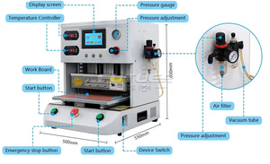 Machine de laminage de verre OCA pour écran de téléphone portable de haute qualité pour la réparation des écrans cassés - Product Image 3