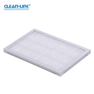 Khung nhôm phẳng <span class=keywords><strong>AHU</strong></span> Bộ lọc không khí sợi tổng hợp trước bảng điều khiển bộ lọc cho hệ thống điều hòa không khí - Product Image 6