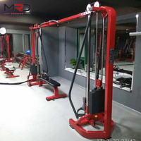 Equipo de Entrenamiento de Fuerza: Máquina de Cross-Training Ajustable, Entrenador Multifuncional y Máquina de Poleas Cruzadas.