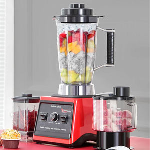 Kitchen Appliances Blender Pure Copper Motor 2 in 1 Food Processor Smoothie Mixer Blender - Product Image 1