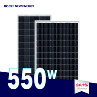 Système de cellules solaires rigides à bordure blanche 750W, efficacité 22%, garantie 5 ans, module léger et compact, produits d'énergie solaire