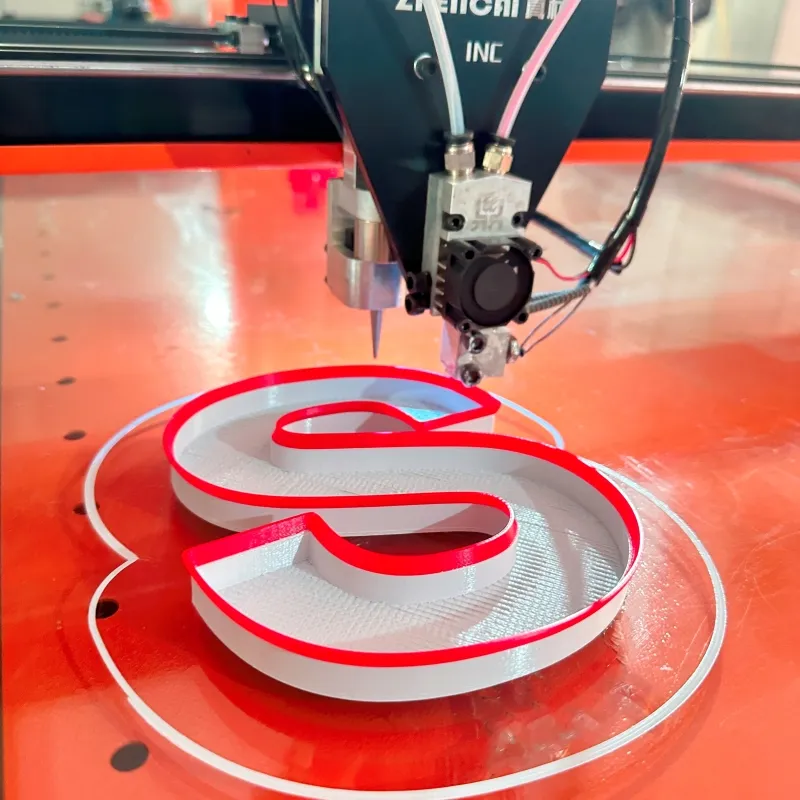 2023 new user-friendly sign build up 3d printing machine letter printing 3d printer for sign maker