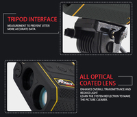 Rxiry XR2000A Pengukur Jarak Laser 2000m Genggam, Pengukur Jarak Laser GPS Presisi Tinggi untuk Survei Luar Ruangan dan Berburu