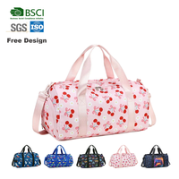 Sac de sport en nylon de luxe avec fermeture éclair, impression par sublimation personnalisée, pour femmes, grande capacité, voyage, gym, shopping, week-end
