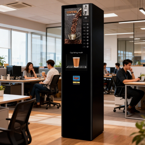 Máquina Expendedora de Café Instantáneo Inteligente y Económica, Automática, de Acero Inoxidable, Cafetera Comercial Automática - Product Image 6