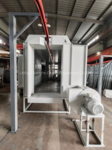Linea Industriale di Verniciatura a Polvere Elettrostatica Changhe, Cabina di Spruzzatura Automatica, Forno di Polimerizzazione, Lamiera Zincata a Movimento Alternato Motorizzato - Product Image 5