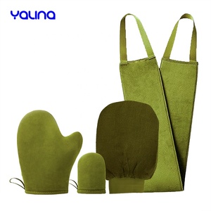 Ensemble de 4 gants de bronzage 1 <span class=keywords><strong>gant</strong></span> exfoliant 1 <span class=keywords><strong>gant</strong></span> <span class=keywords><strong>autobronzant</strong></span> 1 <span class=keywords><strong>gant</strong></span> facial 1 éponge à récurer - Product Image 5