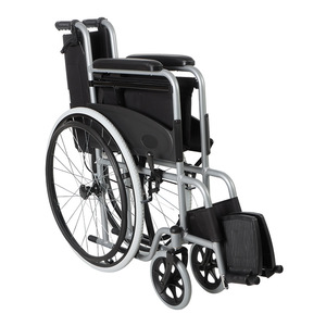 Silla de ruedas manual oriental de aleación de aluminio, ligera, plegable y portátil para personas mayores y discapacitadas. - Product Image 5