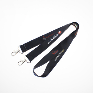 Promotional Price Volume Supply Woven Logo Neck Id Card Holder Customized Lanyard RPET
