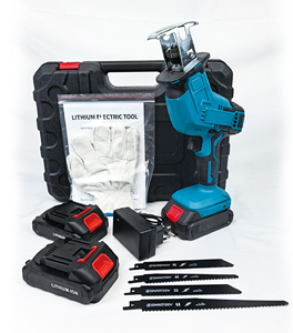 Sierra Recíproca Inalámbrica de Alta Resistencia 21V con Batería de 1.5Ah y Carrera de 15mm, Sierra de Sable de Una Mano para Cortar Madera y Metal, Precio de Fábrica - Product Image 1