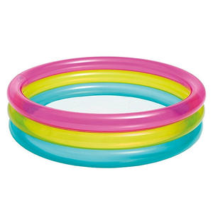 Intex 57104 piscines hors sol pour enfants <span class=keywords><strong>piscine</strong></span> fluorescente à trois anneaux <span class=keywords><strong>piscine</strong></span> gonflable ronde arc-en-ciel pour bébé - Product Image 5