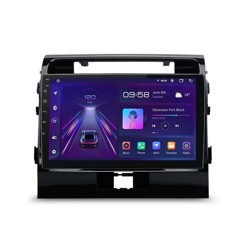 Автомагнитола Junsun V1 Pro 2 ГБ + 32 ГБ, Android 10,0 для Toyota Land Cruiser 2007-2015, мультимедийный видеоплеер, навигация GPS, 2 din, dvd