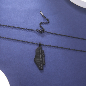 Lateefah – bijoux OEM en acier inoxydable, Double face, <span class=keywords><strong>carte</strong></span> polie, code-barres, fabriqué en turquie - Product Image 2