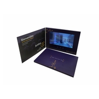 Cadeaux de marque bien conçus marketing écran lcd 7 pouces cartes de voeux avec livre entreprise mailer vidéo brochure