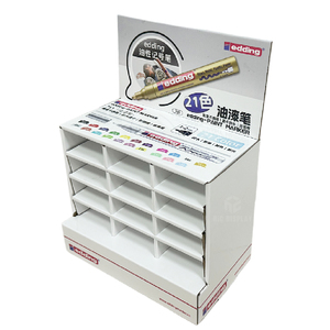 Tùy chỉnh khuyến mãi có thể gập lại hộp hiển thị cho bút truy cập bảng đồ chơi đầy màu sắc tông Countertop cho bán lẻ hiển thị - Product Image 3