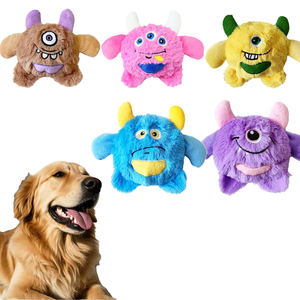 Hermosa franela para pelota masticar juguete para perros respetuoso con el medio ambiente resistente a mordeduras juguete elástico para perros para <span class=keywords><strong>Shiba</strong></span> Inus Oral - Product Image 1