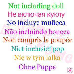 Belle 1x poupée maillots de bain <span class=keywords><strong>plage</strong></span> vêtements de bain filles mignon Bikini maillot de bain avec aléatoire 1x bouée de natation et ceinture de sauvetage anneau bébé jouets - Product Image 6